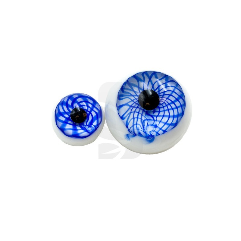 Tapa + Bola cristal ojo Azul Banger