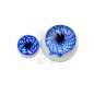 Tapa + Bola cristal ojo Azul Banger