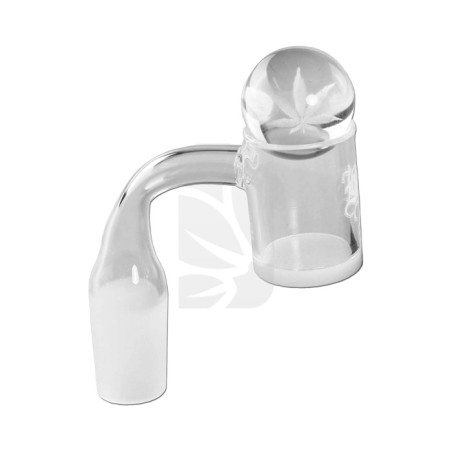 Quartz Crystal Cover with Leaf