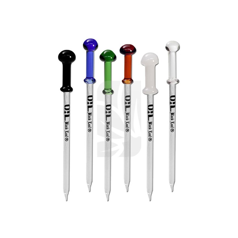 Dabber in Vetro per Olio Black Leaf