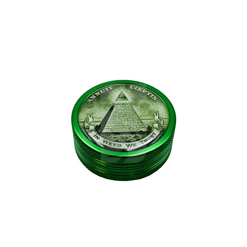 Grinder 2 partes In Weed we Trust 50 mm.