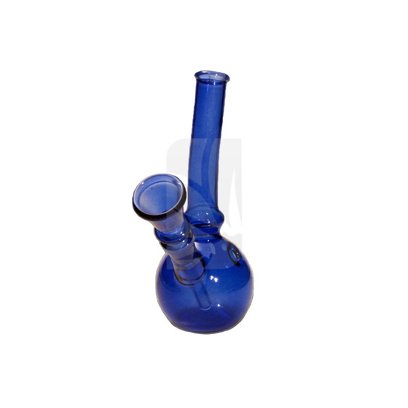 Blauer Glas-Bong