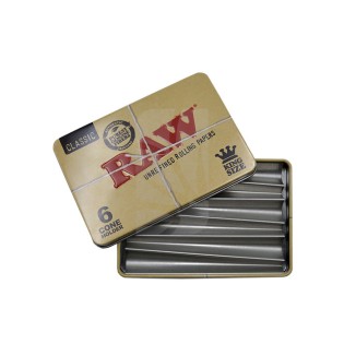 Caja de metal para 6 conos RAW
