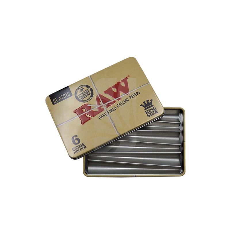 Caja de metal para 6 conos RAW