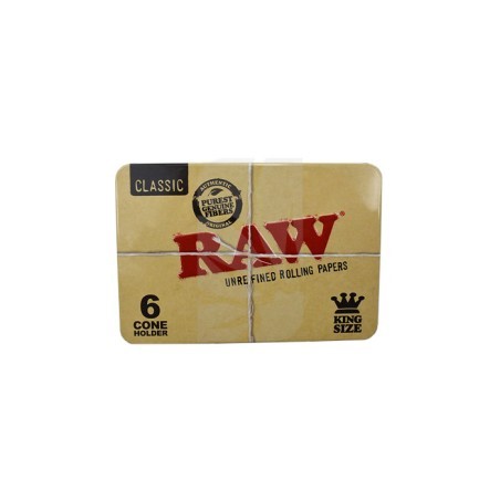 Caja de metal para 6 conos RAW