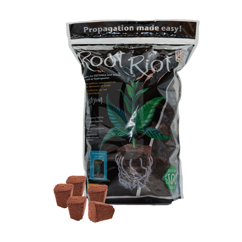 Tacos zur Bewurzelung Root Riot 100 Stück