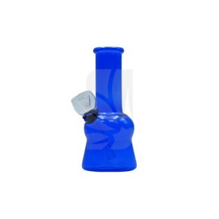 Bong mini de cristal Transparente Azul