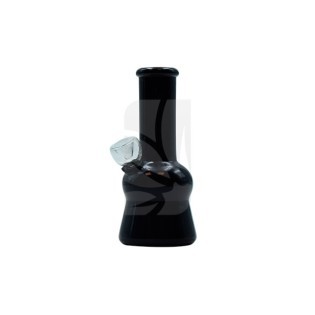 Bong mini de cristal Transparente Negro
