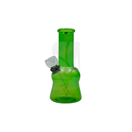 Bong mini de cristal Transparente Verde