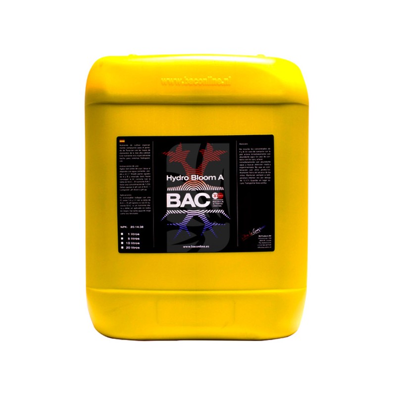 Hydro Bloom A de 10 Litros BAC Hydro Bloom A de 10 Litros BAC
