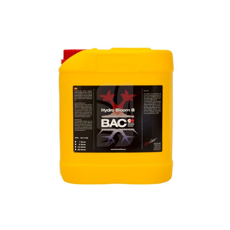 Hydro Bloom B de 5 Litros BAC Hydro Bloom B de 5 Litros BAC