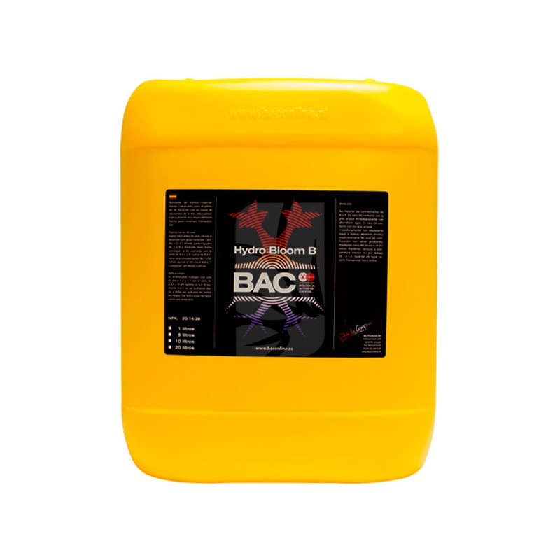 Hydro Bloom B de 10 Litros BAC Hydro Bloom B de 10 Litros BAC