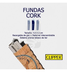 MEDIDAS CLIPPER Fundas Cork