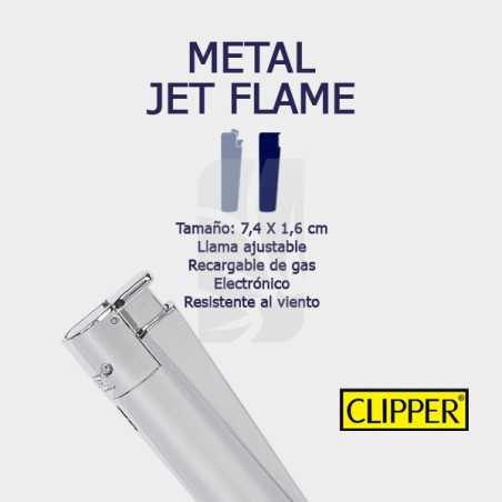 CLIPPER Jet Matt Black Lighter