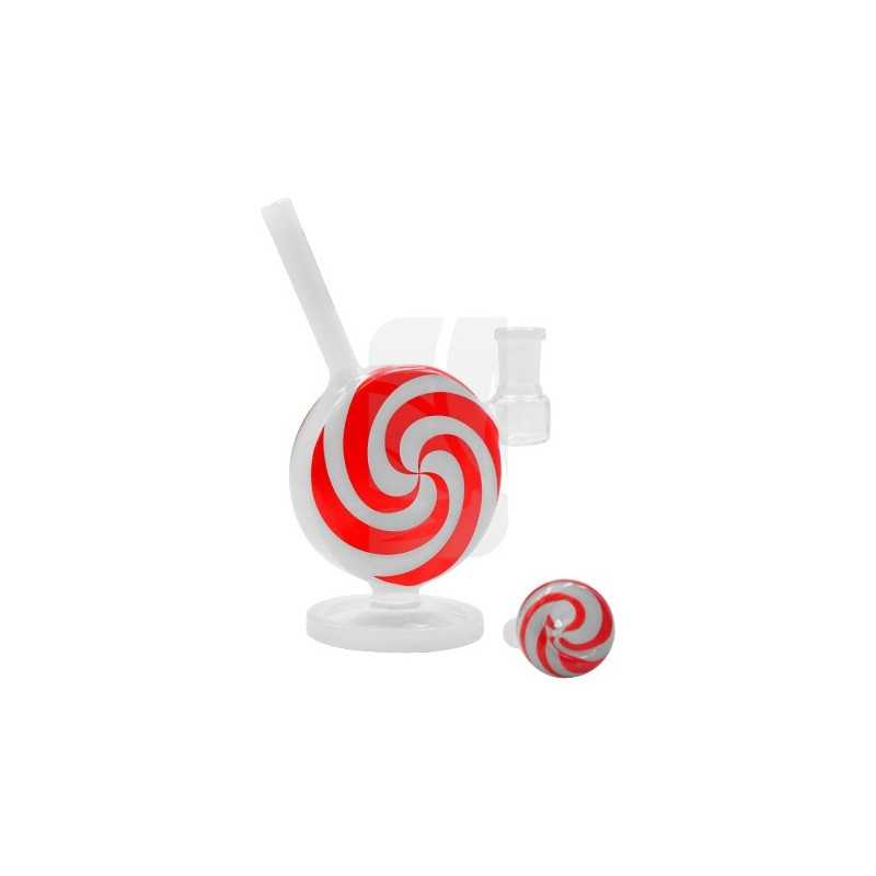 Bong de cristal Lollipop - 17 cm. Bong de cristal Lollipop - 17 cm.
