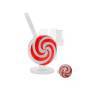 Bong de cristal Lollipop - 17 cm. Bong de cristal Lollipop - 17 cm.