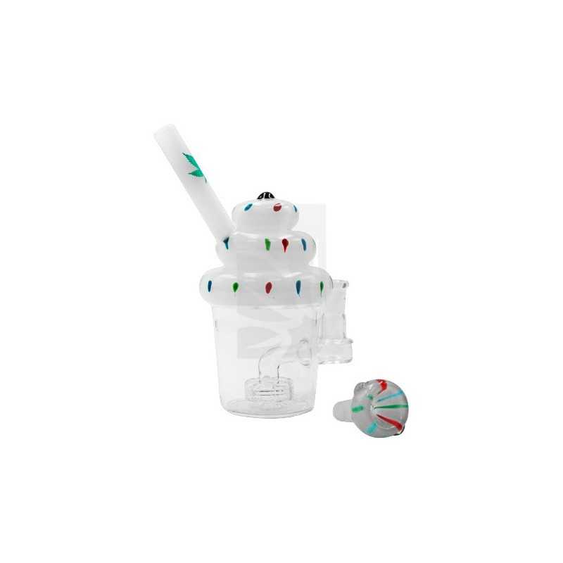 Bong de Vidro Cupcake – 18 cm