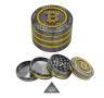 Grinder 4 partes Bitcoin 50 mm. Grinder 4 partes Bitcoin 50 mm.