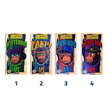 Papeles de Liar Pure Apes King Size con Tips de CLIPPER