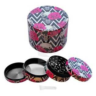 Grinder Metal Skulls rosa