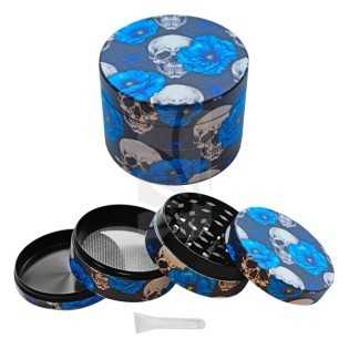 Grinder Metal Skulls azul