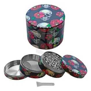 Grinder Metal Skulls rosas
