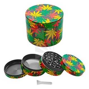 Grinder Metal Glowdark Leaf1 multicolor