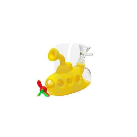 Bong de Silicona Yellow Submarine 13 cm.