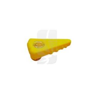 Pipa de Pizza Slide de Silicona amarilla