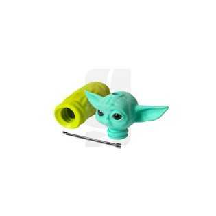 Pipa Baby Yoda Mini de Silicona mejor precio con dabber