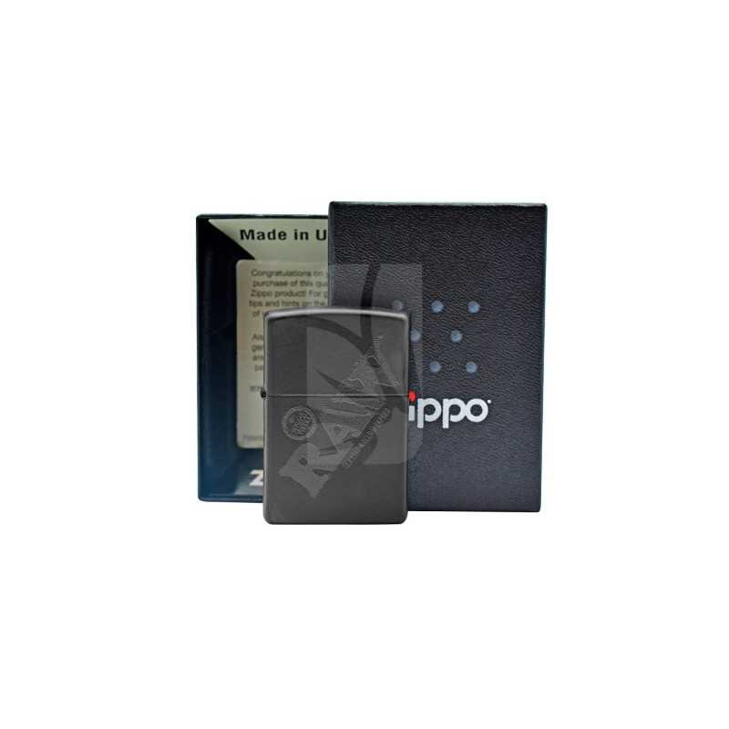 Mechero Zippo RAW Black Murder Mechero Zippo RAW Black Murder