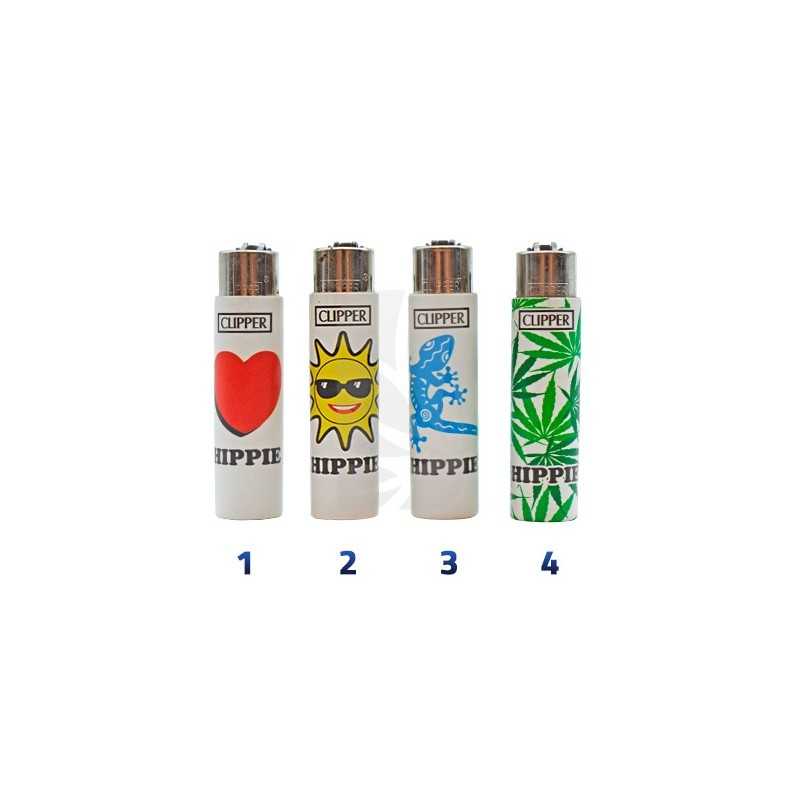 Clipper Large Pop Hippie White Case