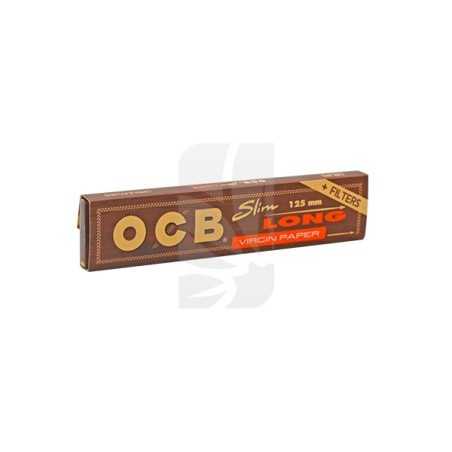 Papel de liar Slim Long de 12,5 cm con Filtros de OCB