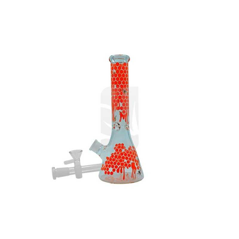 Glas-Bong 32 cm Bienen Glas-Bong 32 cm Bienen