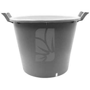 Maceta redonda blanca 50 Litros 50 x 38 cm.