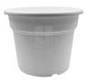 Maceta redonda blanca 65 Litros 56 x 43 cm.