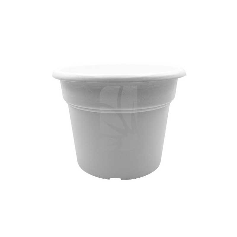 Maceta redonda blanca 25 Litros 40 x 31 cm. Maceta redonda blanca 25 Litros 40 x 31 cm.