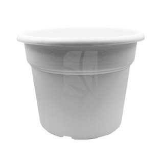 Maceta redonda blanca 45 Litros 50 x 38 cm.