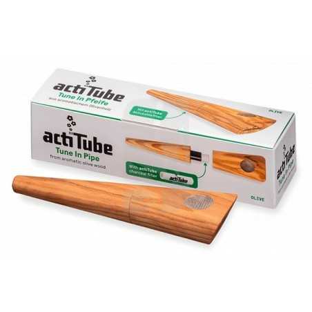 Pipe en bois d’olivier Actitube