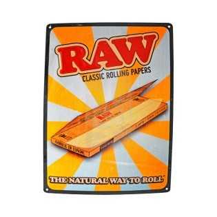 Comprar Cartel de Metal Retro de RAW