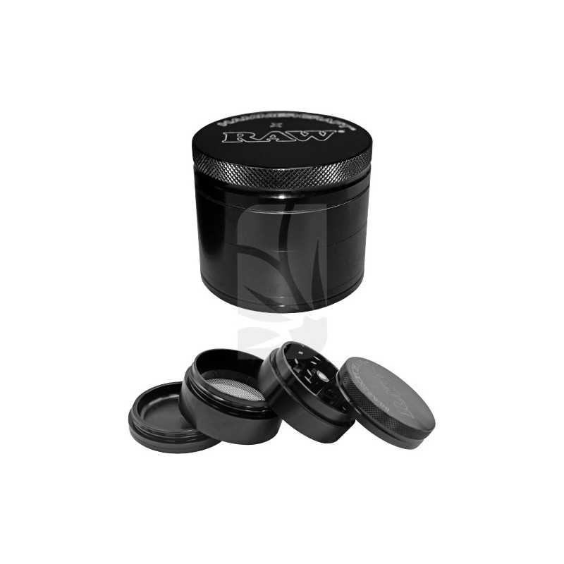 Grinder RAW M X Hammercraft Negro 4 partes Grinder RAW M X Hammercraft Negro 4 partes