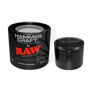 Grinder RAW L X Hammercraft noir 4 parties