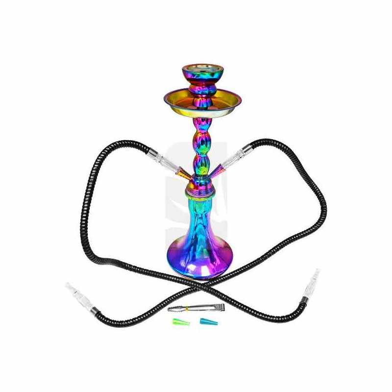 Chicha Rainbow 45 cm à 2 tuyaux