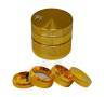 4-teiliger Aluminium-Grinder 40 mm Gold