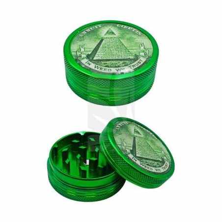 Grinder 2 Parti In Weed We Trust 50 mm
