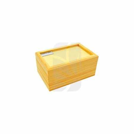 Caja Madera 140x90x65 mm. rejilla/iman