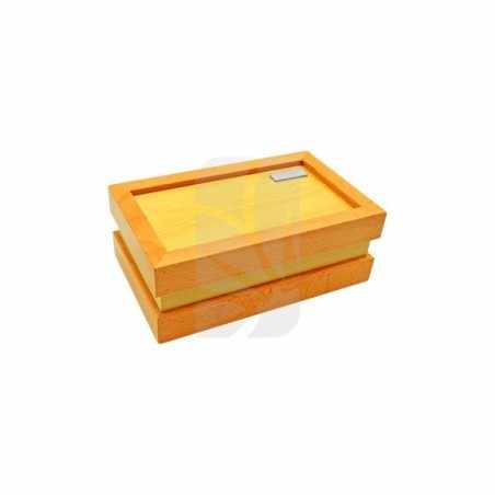 Caja Madera 200x120x72 mm. c/rejilla