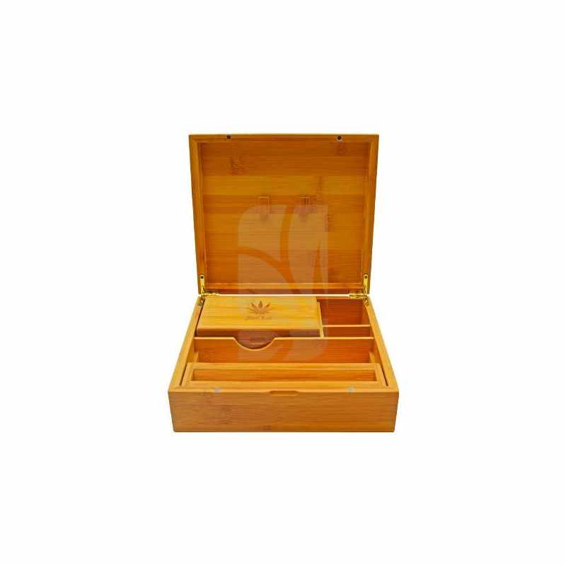 Stoner Box II in Bambù 210x190x74 mm