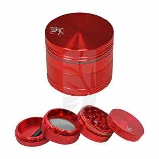 Grinder Aluminio 4 partes Rojo 40 mm.