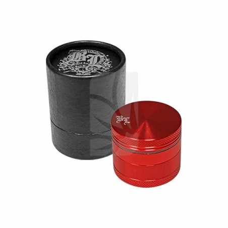 4-Part Aluminum Grinder Red 40 mm